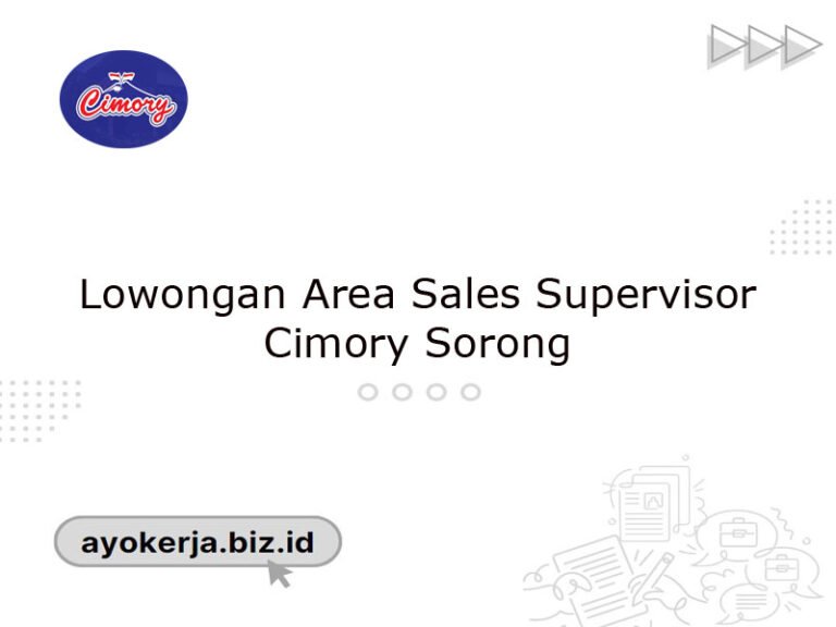 Lowongan Area Sales Supervisor Cimory Sorong