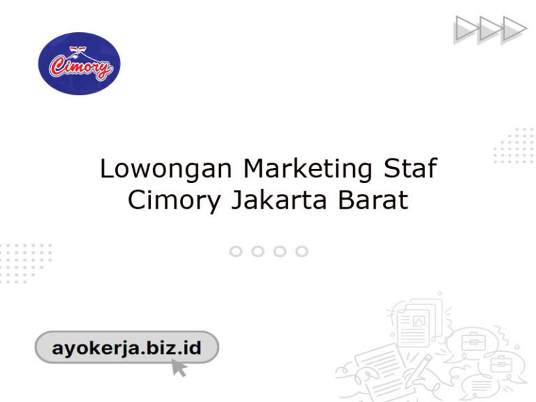 Lowongan Marketing Staff ‎Cimory Jakarta Barat